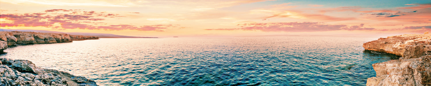 Küchenrückwand Sonnenuntergang am Meer