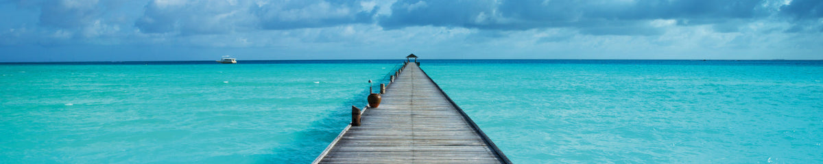 Küchenrückwand Steg ins Meer