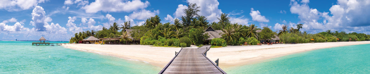 Küchenrückwand Tropischer Inseltraum