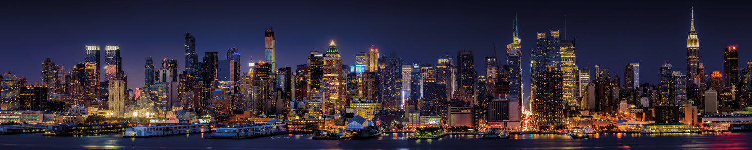 Küchenrückwand Metropole bei Nacht