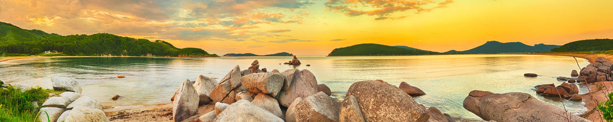 Küchenrückwand Sonnenuntergang am Meer