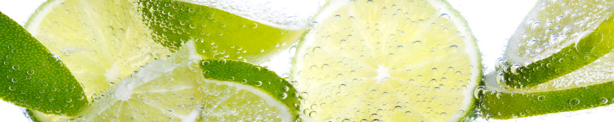 Küchenrückwand Spritzige Limetten