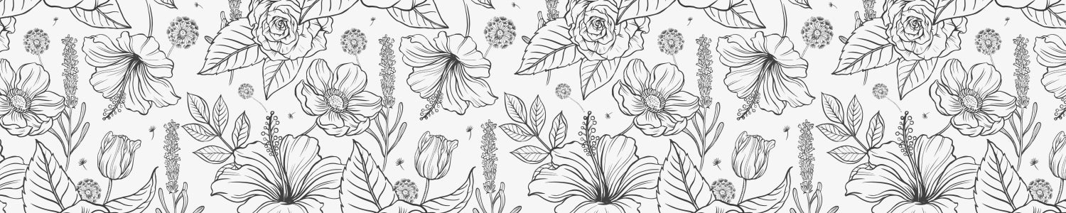 Küchenrückwand Blumen Muster