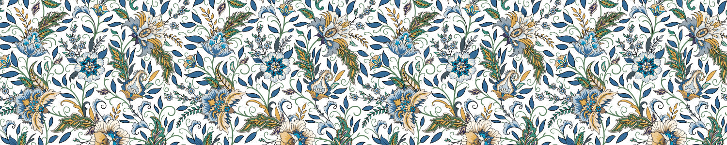 Küchenrückwand Florales Ornament