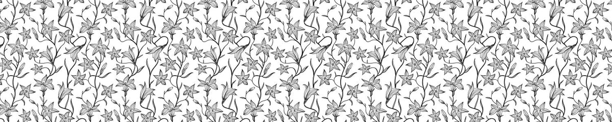 Küchenrückwand Minimalistisches Blumenmotiv