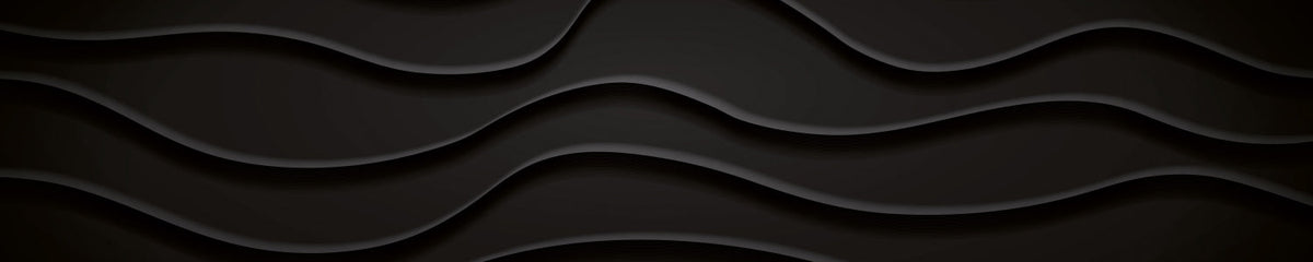 Küchenrückwand Schwarz Wellen Design