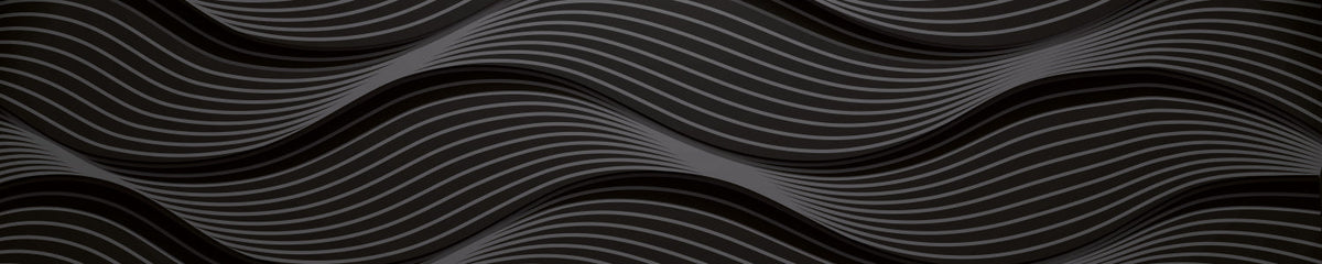 Küchenrückwand Schwarz Wellen Design
