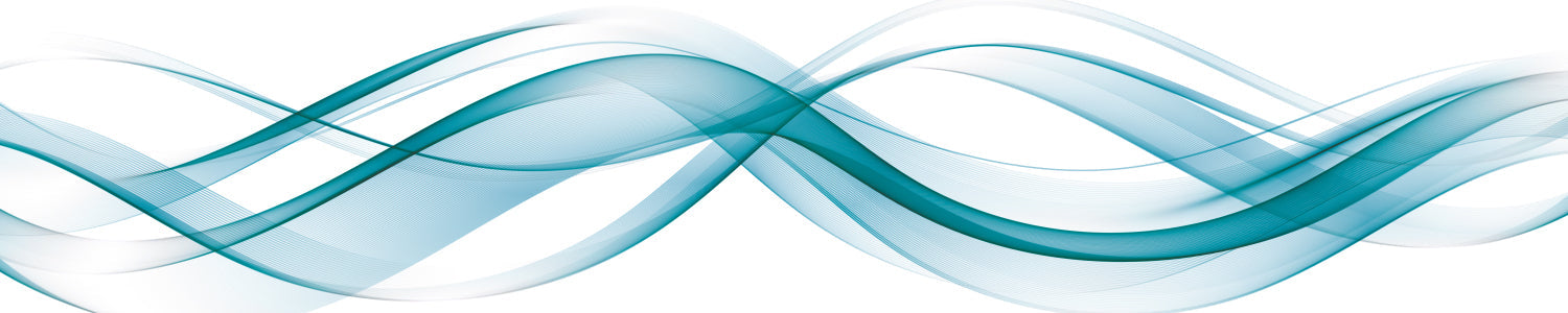 Küchenrückwand Türkis Wellen Design