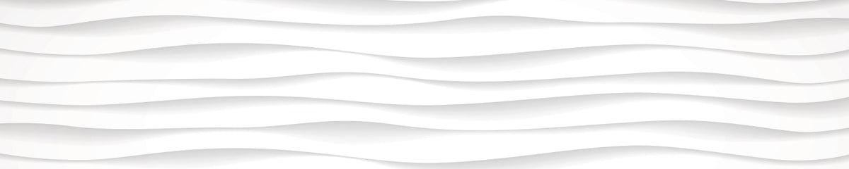 Küchenrückwand Weiß Wellen Design