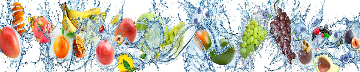 Küchenrückwand Obst im Wasser Splash