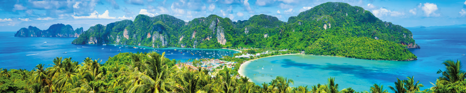 Küchenrückwand Tropische Insel Panorama