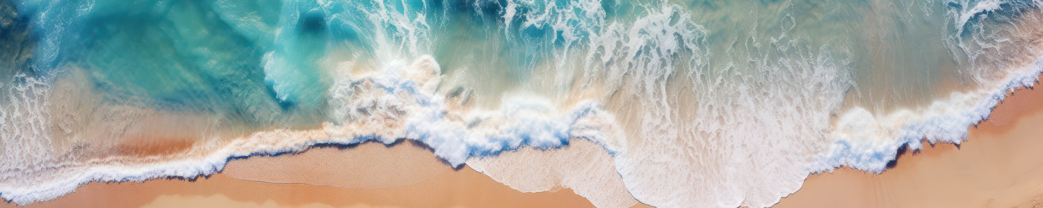 Küchenrückwand Meereswellen am Strand