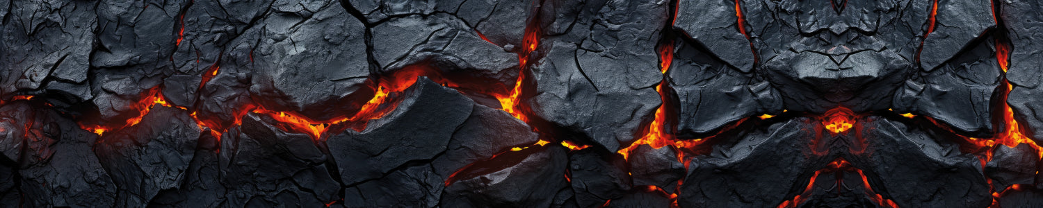 Küchenrückwand Lava und Gestein