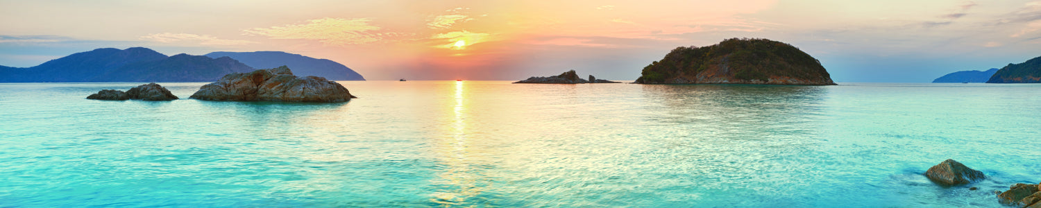 Küchenrückwand Sonnenuntergang am Meer