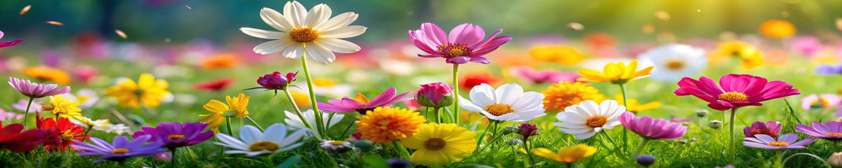 Küchenrückwand Bunte Frühlingswiese