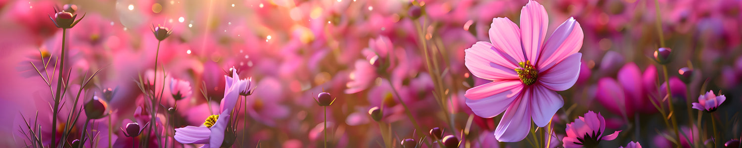 Küchenrückwand Frühlingsblumen Rosa