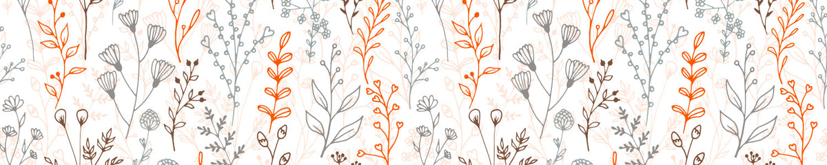 Küchenrückwand Florales Muster Design