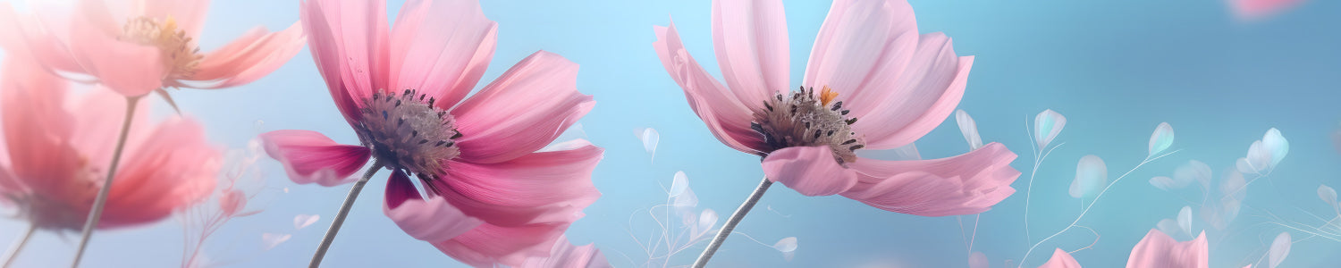 Küchenrückwand Rosa Blüten