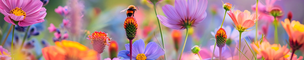 Küchenrückwand Bunte Blumenwiese