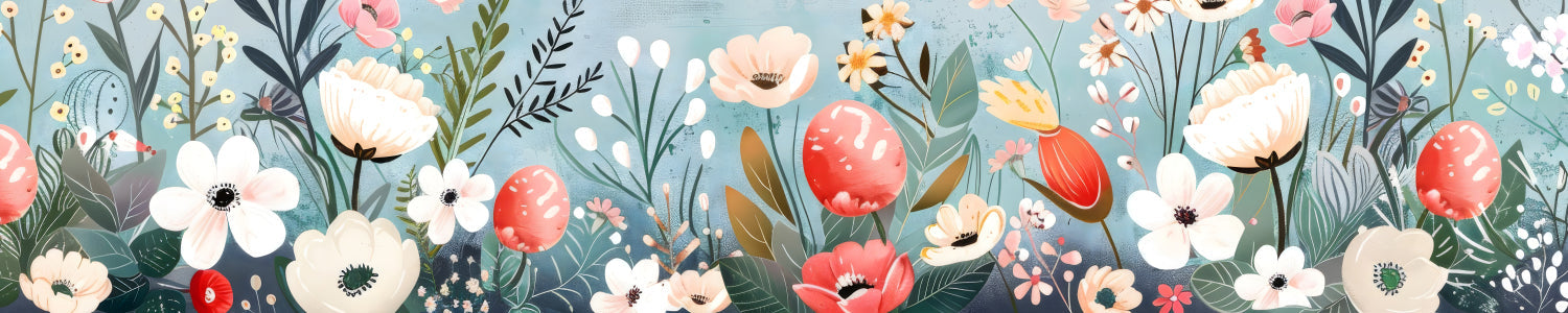 Küchenrückwand Florales Aquarellmotiv