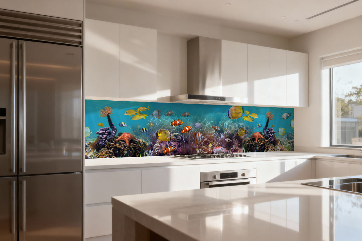 Küchenrückwand Korallenriff