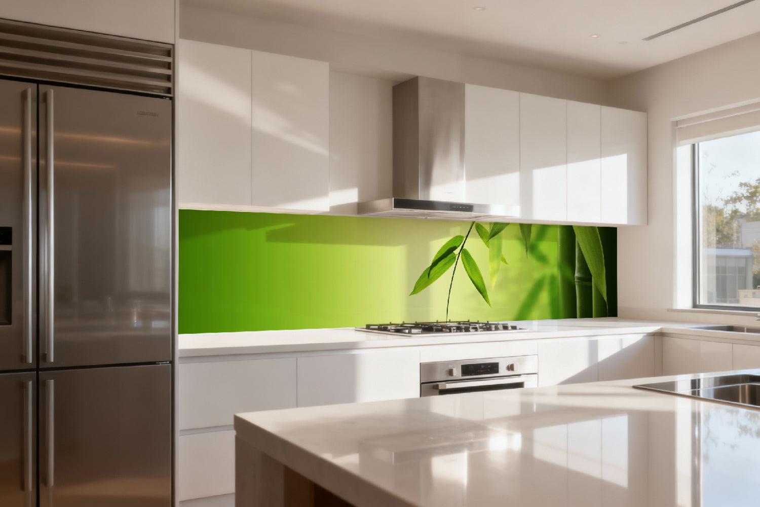 Küchenrückwand Zen Bambus