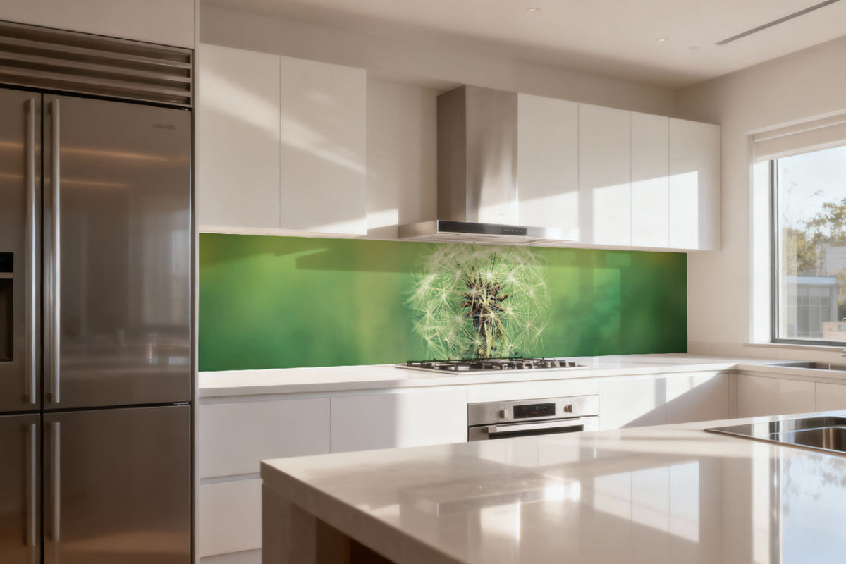 Küchenrückwand Pusteblume Makro