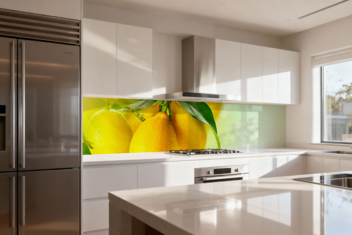 Küchenrückwand Frische Zitrone