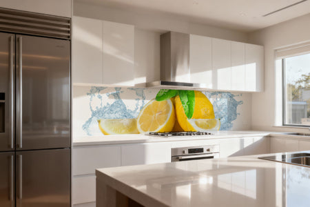 Küchenrückwand Frische Zitrone