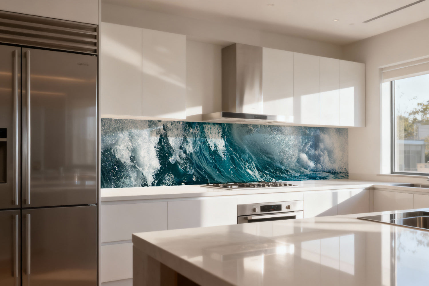 Küchenrückwand Meereswelle