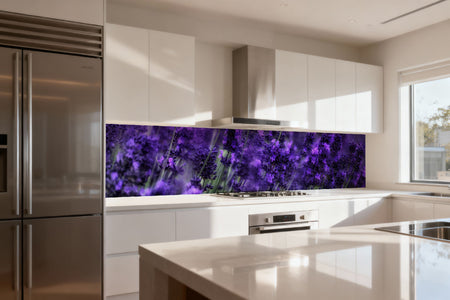 Küchenrückwand Lavendelblüte