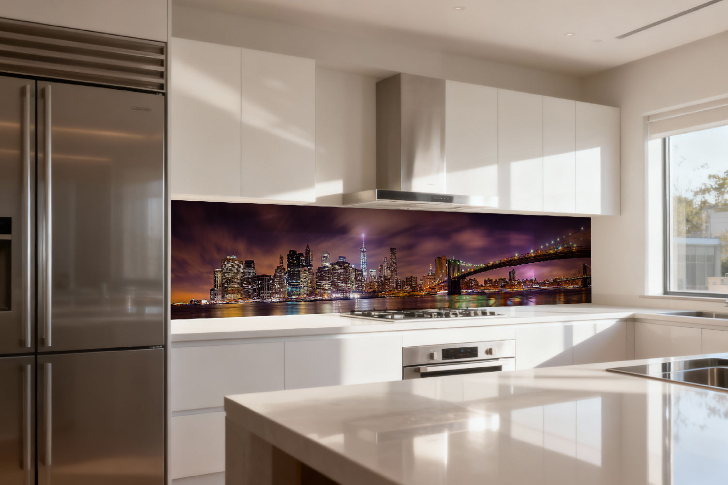 Küchenrückwand New York Skyline