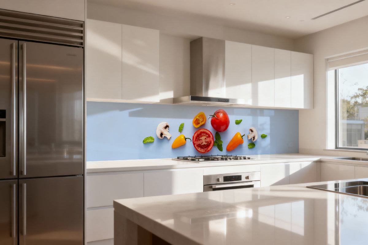 Küchenrückwand Tomaten & Paprika