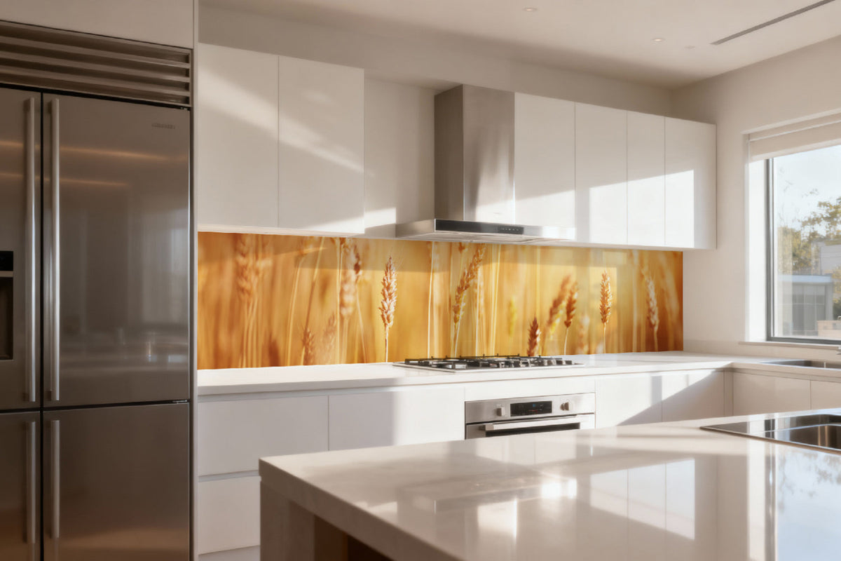 Küchenrückwand Weizenfeld