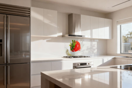 Küchenrückwand Erdbeere Splash