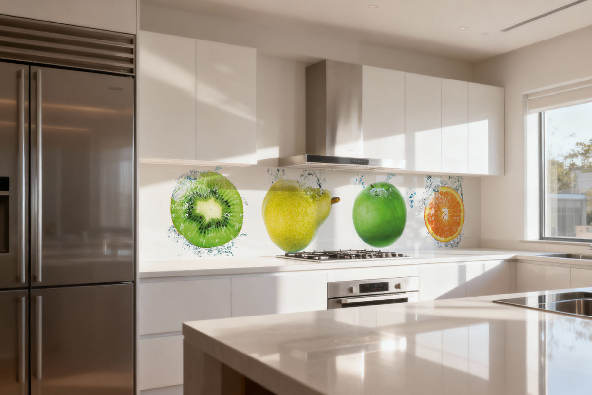 Küchenrückwand Früchte Splash