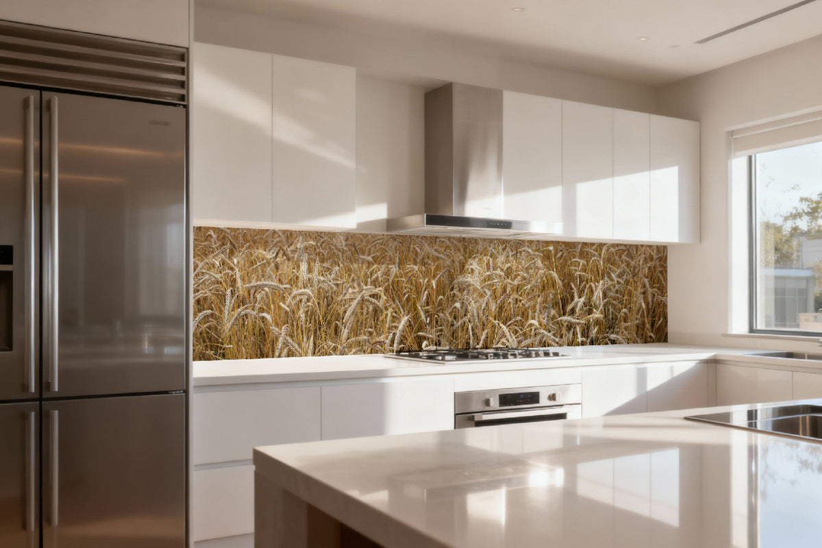 Küchenrückwand Weizenfeld Natur