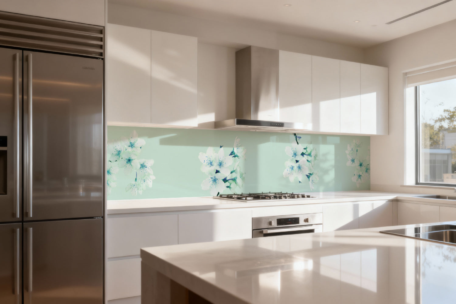 Küchenrückwand Frühlingsblüten Elegant