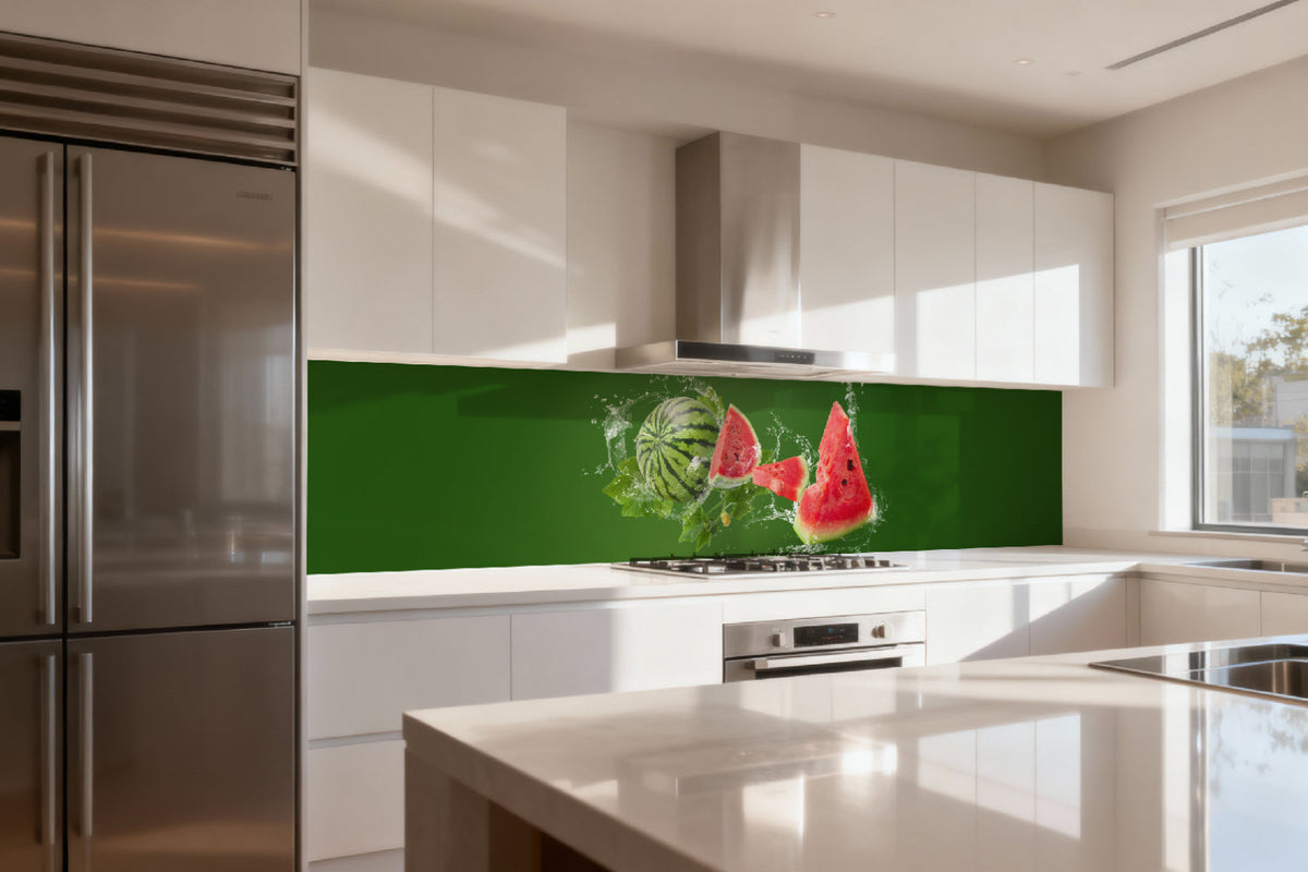 Küchenrückwand Wassermelone Splash