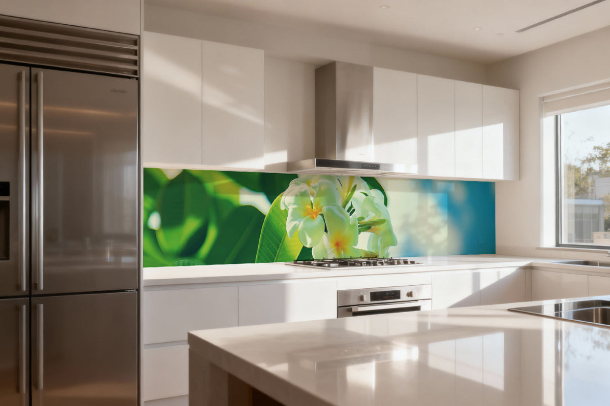 Küchenrückwand Exotische Blumen