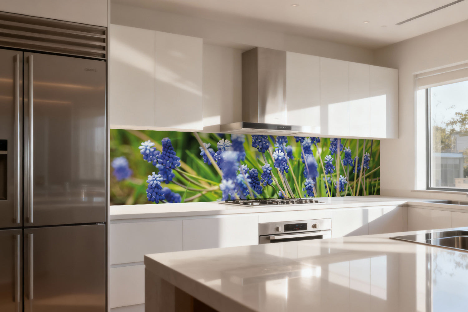 Küchenrückwand Frühlingsblumen