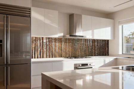 Küchenrückwand Waldmotiv