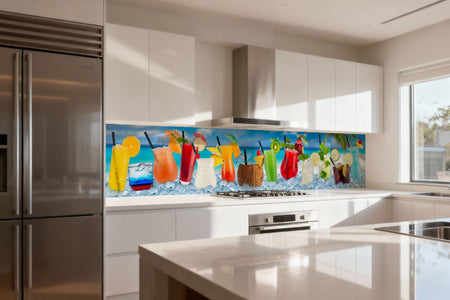 Küchenrückwand Tropische Bar Stimmung