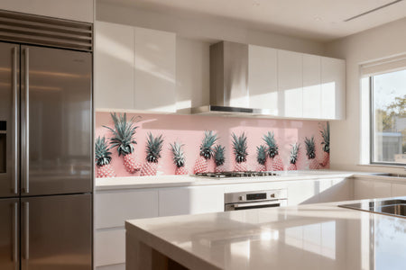 Küchenrückwand Stylische Ananas Design