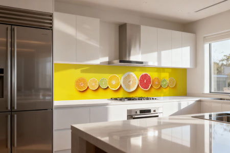 Küchenrückwand Frische Zitrone & Orange