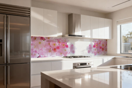 Küchenrückwand Japanische Kirschblüten