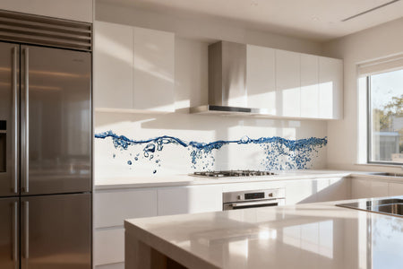 Küchenrückwand Sprudelndes Wasser