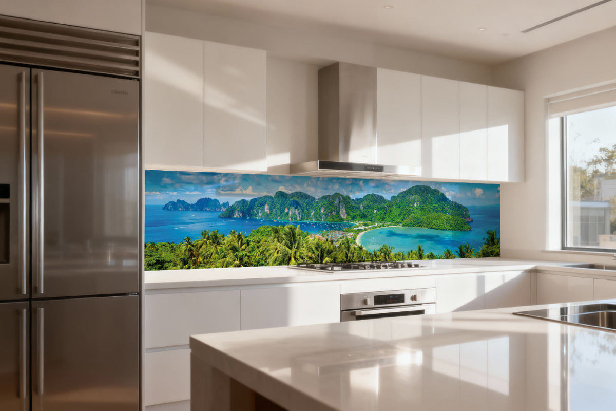 Küchenrückwand Tropisches Inselparadies