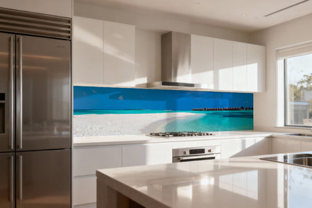 Küchenrückwand Traumstrand & türkisblaues Meer