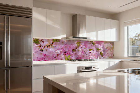 Küchenrückwand Kirschblüte Design